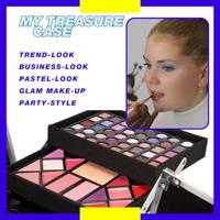 Zmile zilveren cosmetica koffer My Treasure Case 113-delig - thumbnail