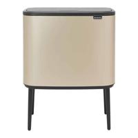 Brabantia Bo touch bin 11+23 liter metallic gold - thumbnail
