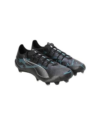 PUMA Ultra 5 Ultimate Gras Voetbalschoenen (FG) Zwart Zilver Blauw PUMA Ultra 5 Ultimate Gras Voetbalschoenen (FG) Zwart Zilver Blauw