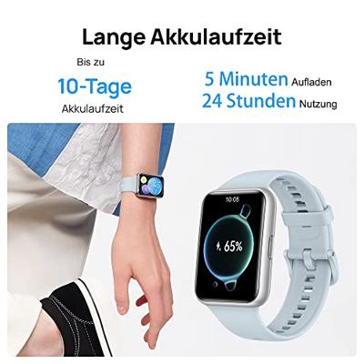 HUAWEI WATCH FIT 2 Deep Tarnish Midnight Black Silicone Strap EU