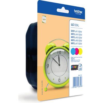 Brother LC-125XLRBWBP value pack