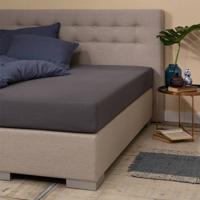 Presence Jersey Hoeslaken Silver - Antraciet 70/80 x 200/220 cm - thumbnail