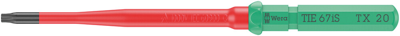 Wera Kraftform Kompakt VDE 67 iS TX 20 x 157 mm TIE Elektronica Torx Verwisselbare kling TX 20