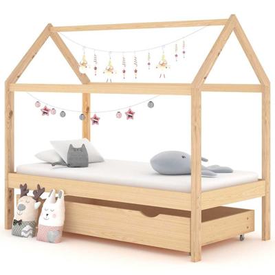 Kinderbedframe met lade massief grenenhout 80x160 cm Kinderbedframe met lade massief grenenhout 80x160 cm