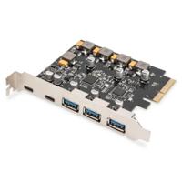 Digitus DS-30222 interfacekaart/-adapter Intern USB 3.2 Gen 2 (3.1 Gen 2), USB Type-C - thumbnail