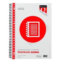Collegeblok Quantore A4 ruit 5mm 23-gaats 100 vel 70gr | 5 stuks - thumbnail