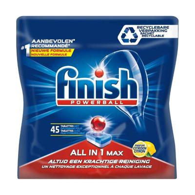 Finish Finish Powerball Allin1 Max 45tabs Lemon Finish Finish Powerball Allin1 Max 45tabs Lemon