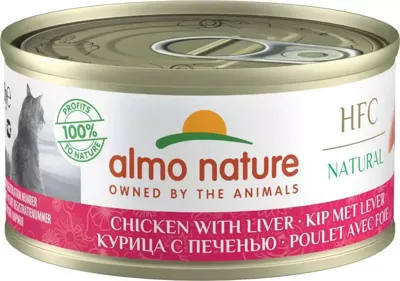 Almo Nature HFC Natural kattenvoer kip & lever 70g