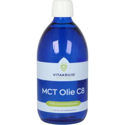 Vitakruid MCT Olie C8 100% zuivere & duurzame kokosolie