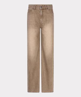 Esqualo Trousers wide leg garment | Light Caramel