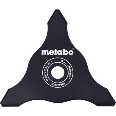 Metabo Accessoires Mes voor struikgewas | 3-snijder - 628432000 Metabo Accessoires Mes voor struikgewas | 3-snijder - 628432000