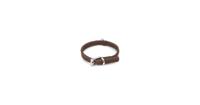 Beeztees buffalo - halsband hond - leer - bruin - 27 cm x 10 mm - thumbnail