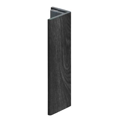 Keralit eindprofiel 17 mm Zwart eiken (2806)