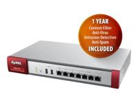 ZyXEL USG110 Unified Security Gateway UTM Firewall met 1.600Mbps Firewall doorvoer 1.6 Gbps firewall 1.6 Gbps 1.6 Gbps [USG110] - thumbnail