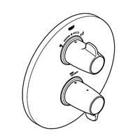 GROHE Grohtherm Special afbouwdeel T voor inbouw badkraan Ø21cm chroom 29095000 - thumbnail