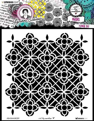 Studio Light • signature collection mask stencil flower tile