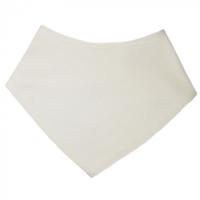 Soft Touch slabbetje bandana 20 x 40 cm beige - thumbnail