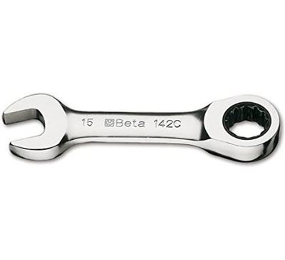 Beta Omschakelbare ratelringsteeksleutels, recht kort model 142C 9 - 001420109
