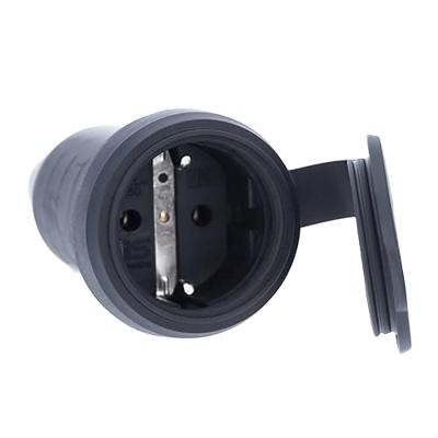 AS Schwabe 60419 Koppeling met randaarde 230 V Zwart IP44