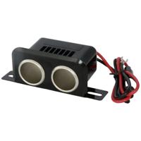 HP Autozubehör Dubbel stopcontact Stroombelasting (max.): 10 A Op- of onderbouwmontage 12/24 V - thumbnail