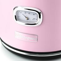 Retro Serie - Electric Kettle - 2200W - 1,7L - Pink - thumbnail