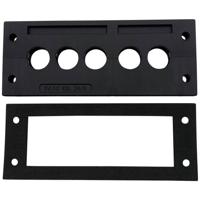 TRU COMPONENTS TC-KDL 24/5 Kabelinvoeringsplaat Klem-Ø (max.): 16 mm PA Zwart 1 stuk(s) - thumbnail