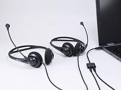Equip 133469 audio kabel 0,15 m USB C 2 x 3.5mm Zwart