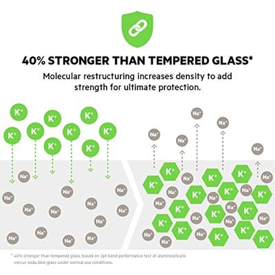 Belkin ScreenForce InvisiGlass Ultra antimikrobieller Displayschutz für das iPhone 11 Pro (iPhone 11 Pro Displayschutz reduziert Bakterienwachstum auf dem Display um bis zu 99%)