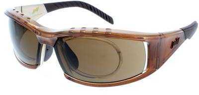 Jill Sport sportzonnebril unisex rechthoekig cat. 3. roestbruin Jill Sport sportzonnebril unisex rechthoekig cat. 3. roestbruin