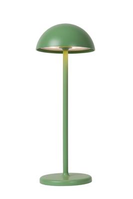 Lucide JOY - Oplaadbare Tafellamp Binnen/Buiten - Accu/Batterij - Ø 12 cm - LED Dimb. - 1x1,5W 3000K - IP54 - Groen Lucide JOY - Oplaadbare Tafellamp Binnen/Buiten - Accu/Batterij - Ø 12 cm - LED Dimb. - 1x1,5W 3000K - IP54 - Groen