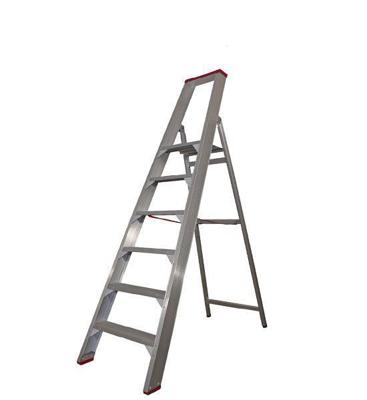 Little jumbo 4741000106 | SuperPRO Trap | Enkel | Aluminium | 6 treden | max. werkhoogte 3.45 m. - 4741000106