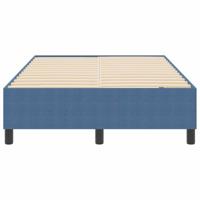 Boxspring bed Blauw 120 x 200 cm Katoenen stof - thumbnail
