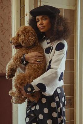 Studio Anneloes Eliza Dot Pullover 13528 Trui 1469 Kit/dark Blue