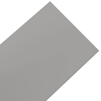 Tuinrand 10 m 20 cm polyetheen grijs