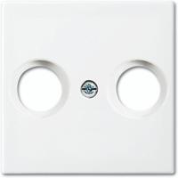 Busch-Jaeger 2531-914 Aansluitdoos voor satellietschotel, Televisie, radio Afdekking Busch-balance SI Alpine-wit 1 stuk(s) - thumbnail