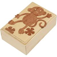 Creativ Company Bamboe fineer, vel 12x22 cm, dikte 0,75 mm, 30 div vellen/ 1 doos - thumbnail