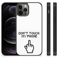 iPhone 12 Pro Max | TPU Hoesje | Finger Don&apos;t Touch My Phone - thumbnail