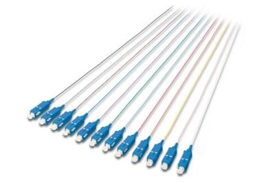Digitus DK-29221-02 Glasvezel Optische vezel Aansluitkabel 2.00 m Wit, Violet, Turquoise, Zwart, Rood, Pink, Oranje, Geel, Grijs, Groen, Blauw, Bruin 9/125 µ