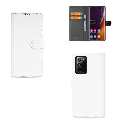 Samsung Galaxy Note20 Ultra | Bookcase | Wit met Pasjeshouder