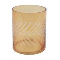 Countryfield theelichthouder vesta bruin 15 cm | 12 stuks - thumbnail