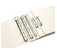 Esselte personaliseerbare ringmap, rug van 6,2 cm, 4 D-ringen van 40 mm, wit - thumbnail
