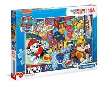 Clementoni SuperColor Puzzel Paw Patrol Strip 104 Stukjes - thumbnail