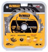 DeWALT Cirkelzaagblad voor Hout | Extreme Runtime | Ø 190mm Asgat 30mm 24T - DT99562-QZ - thumbnail