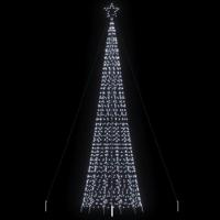 VidaXL Led-kerstboom met spikes 1534 leds 500 cm koud wit - thumbnail
