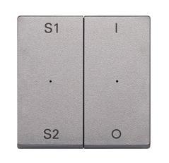 Merten MEG5228-0460 Serietoets Afdekking Aluminium 1 stuk(s)