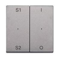 Merten MEG5228-0460 Serietoets Afdekking Aluminium 1 stuk(s) - thumbnail