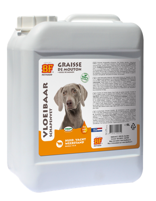 Bf Petfood vloeibaar schapenvet met zalmolie
