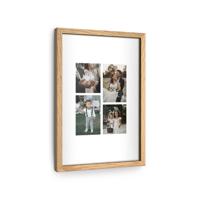 Houten lijst met gepersonaliseerde fotoafdruk - 20x30 - thumbnail