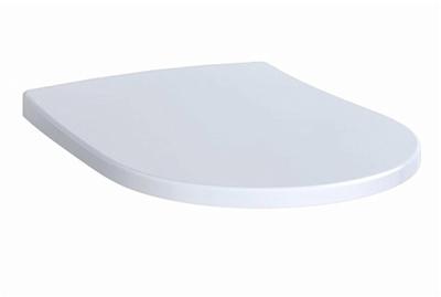 Geberit Acanto wczitting slim wrap over antibacterieel scharnieren verchroomd met softclose mechanisme wit 500.660.01.2