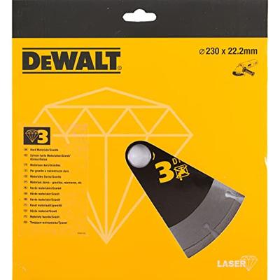 DeWalt Accessoires Diamantblad, turbo, gesegmenteerd, voor harde materialen en graniet, Ø230mm - DT3763-XJ